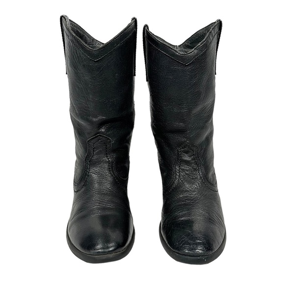 FRYE Billy Short Leather Boots - Picture 5 of 11